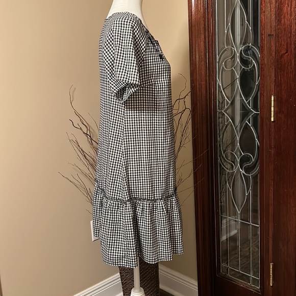 Entro drop waist gingham dress szS - Picture 4 of 12